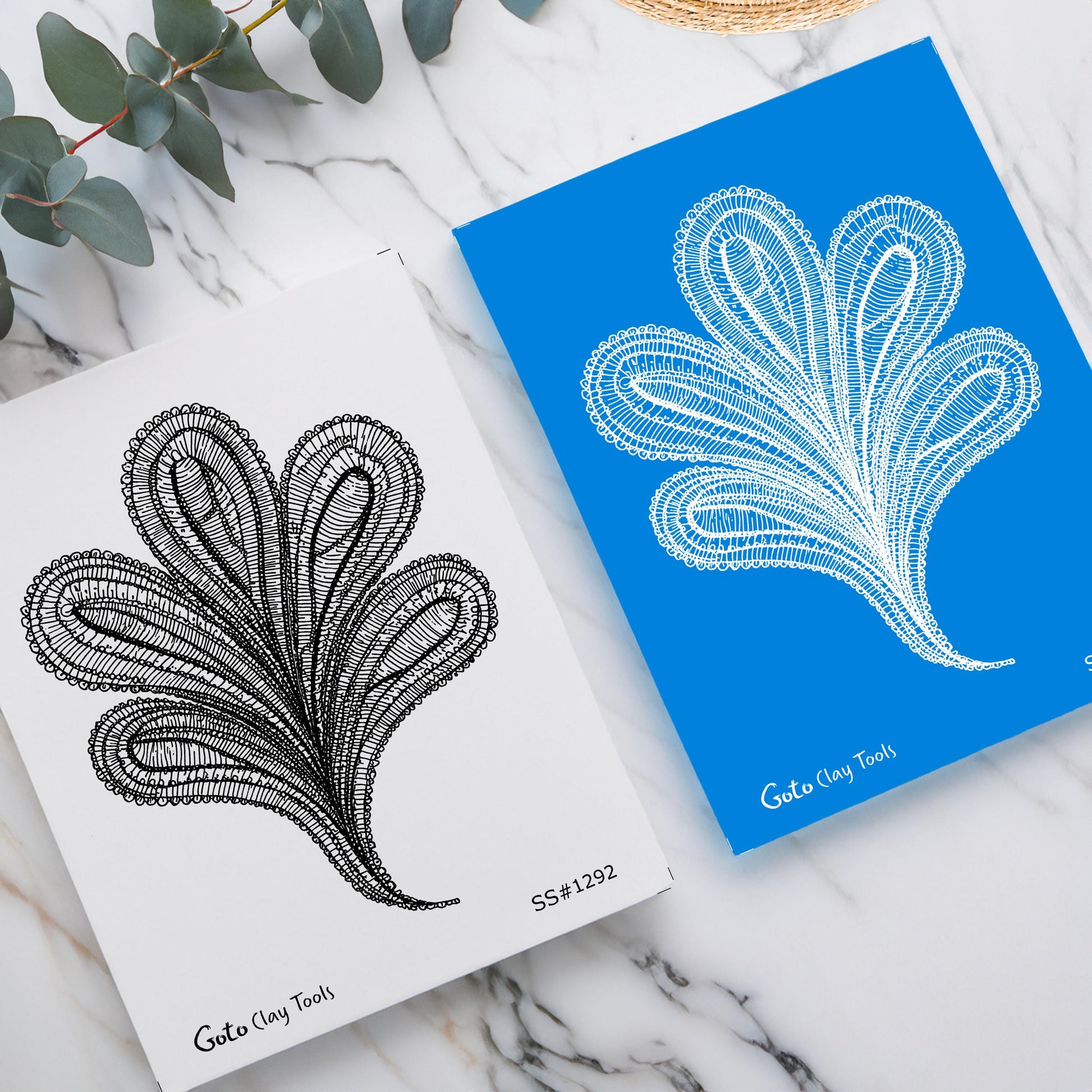 Silkscreen for Polymer Clay Earrings: Stencil SS26-34