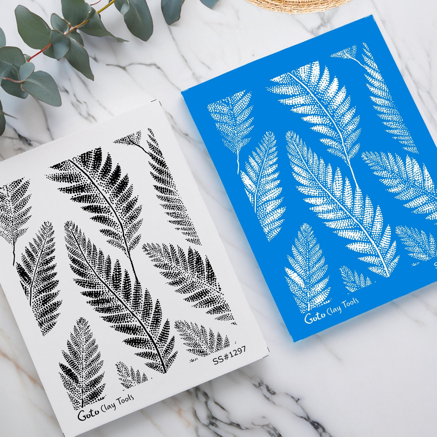 Silkscreen for Polymer Clay Earrings: Stencil SS26-36
