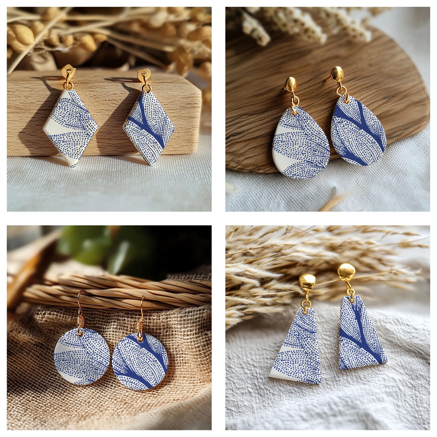 Silkscreen for Polymer Clay Earrings: Stencil SS26-37