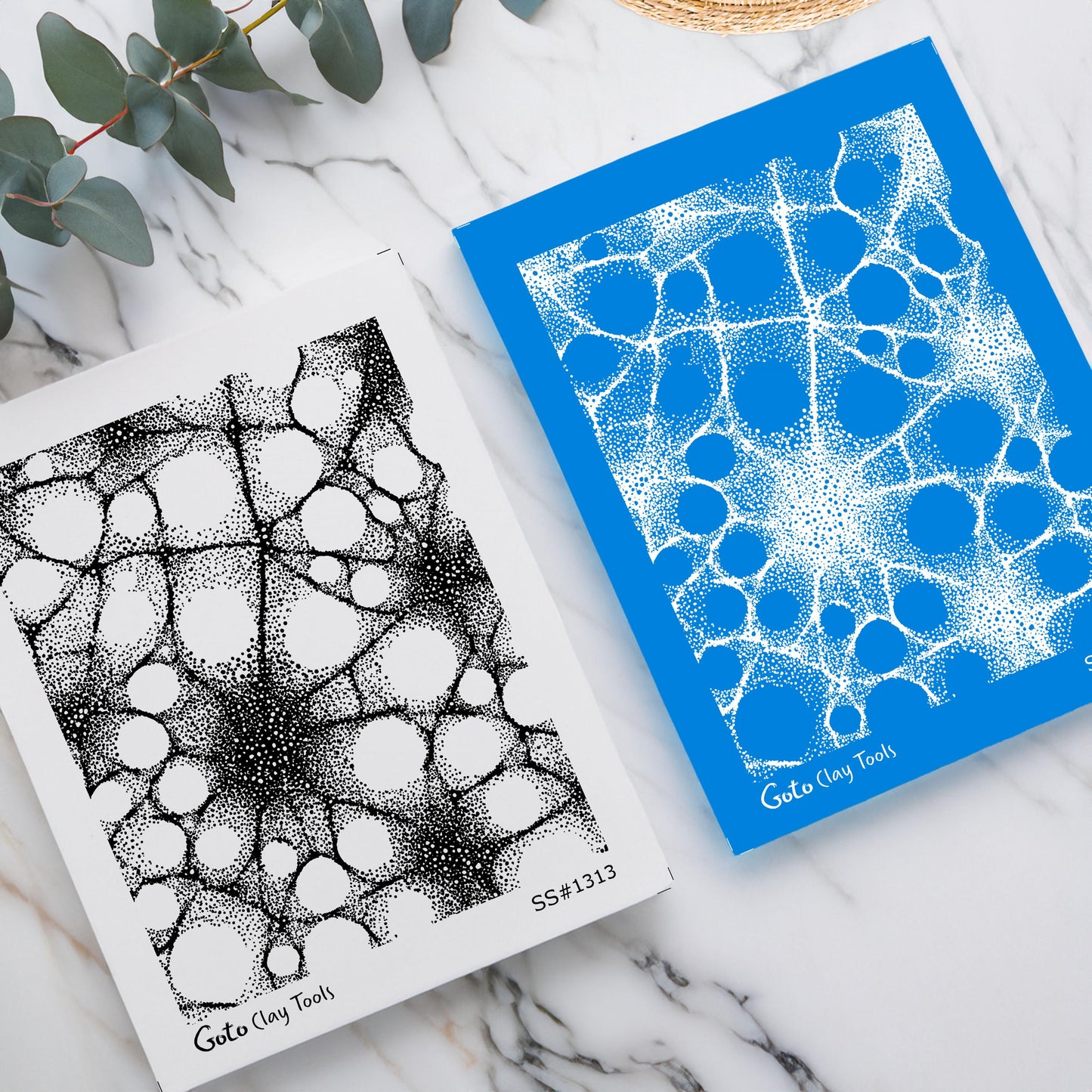 Silkscreen for Polymer Clay Earrings: Stencil SS26-41