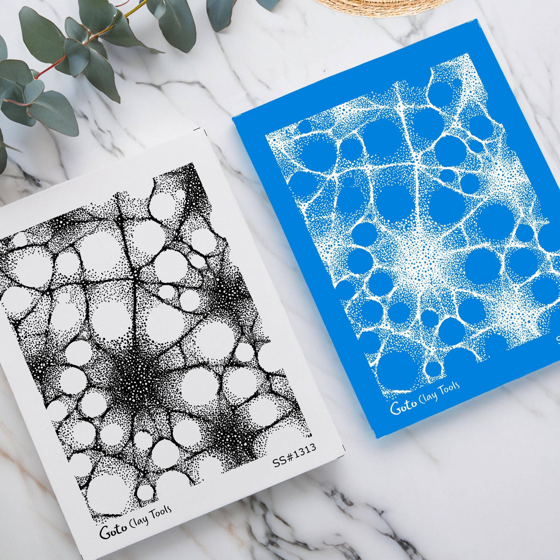 Silkscreen for Polymer Clay Earrings: Stencil SS26-41