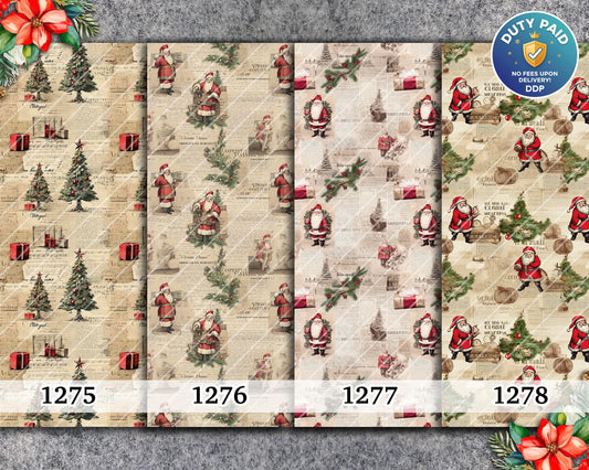 Christmas Polymer Clay Image Transfers: Water Soluble Paper (4x5.5 inches)