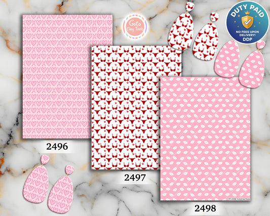 Romantic Polymer Clay Transfer Sheet, Clay Transfer Paper, Valentine Clay transfer, polymer clay image transfers, magic transfer paper