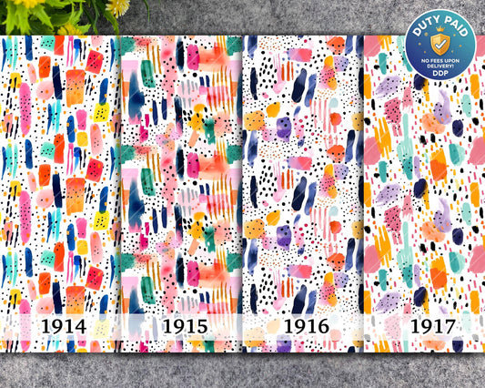 Water soluble Transfer paper for polymer clay, Colorful watercolor splash, polymer clay image transfers, magic transfer paper