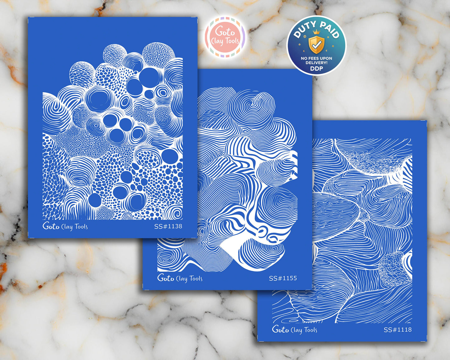 Zentangle Polymer Clay Silkscreen: Clay Stencil for Jewelry Making