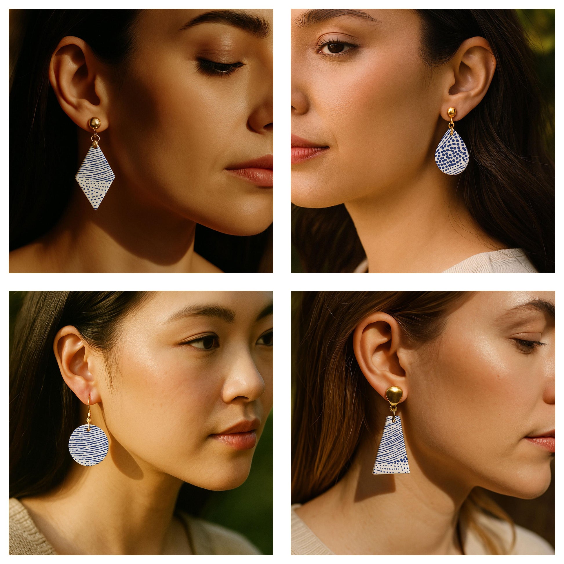 Organic Flowing Line & Layered Texture Silkscreen for Polymer Clay | Abstract Wood Grain Style Print 9.5×12.5 cm #SS26-12