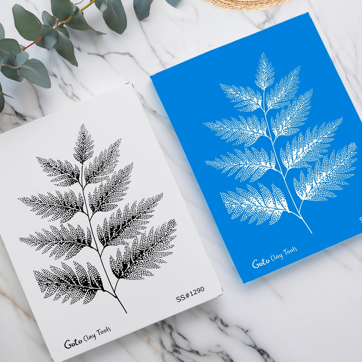 Silkscreen for Polymer Clay Earrings: Stencil SS26-34