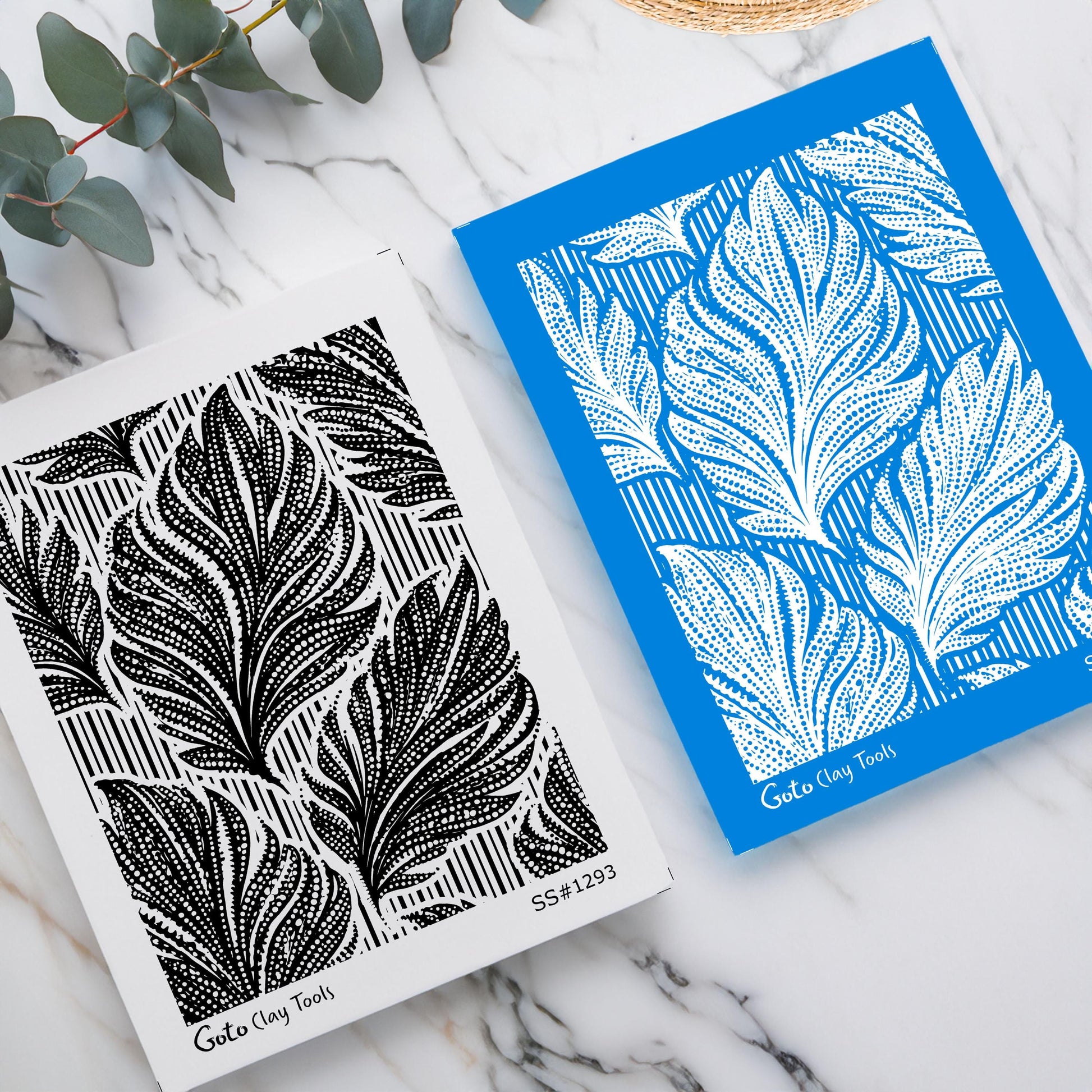 Silkscreen for Polymer Clay Earrings: Stencil SS26-35