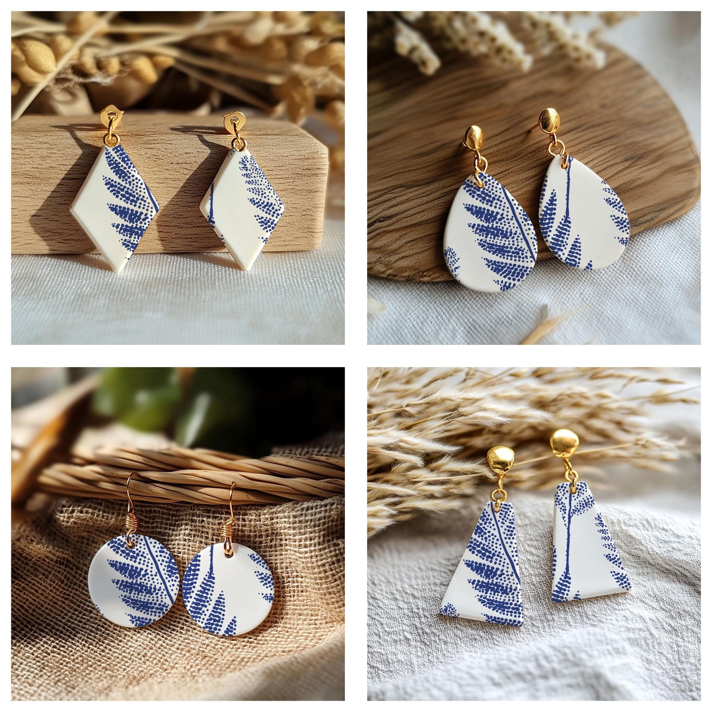Silkscreen for Polymer Clay Earrings: Stencil SS26-36