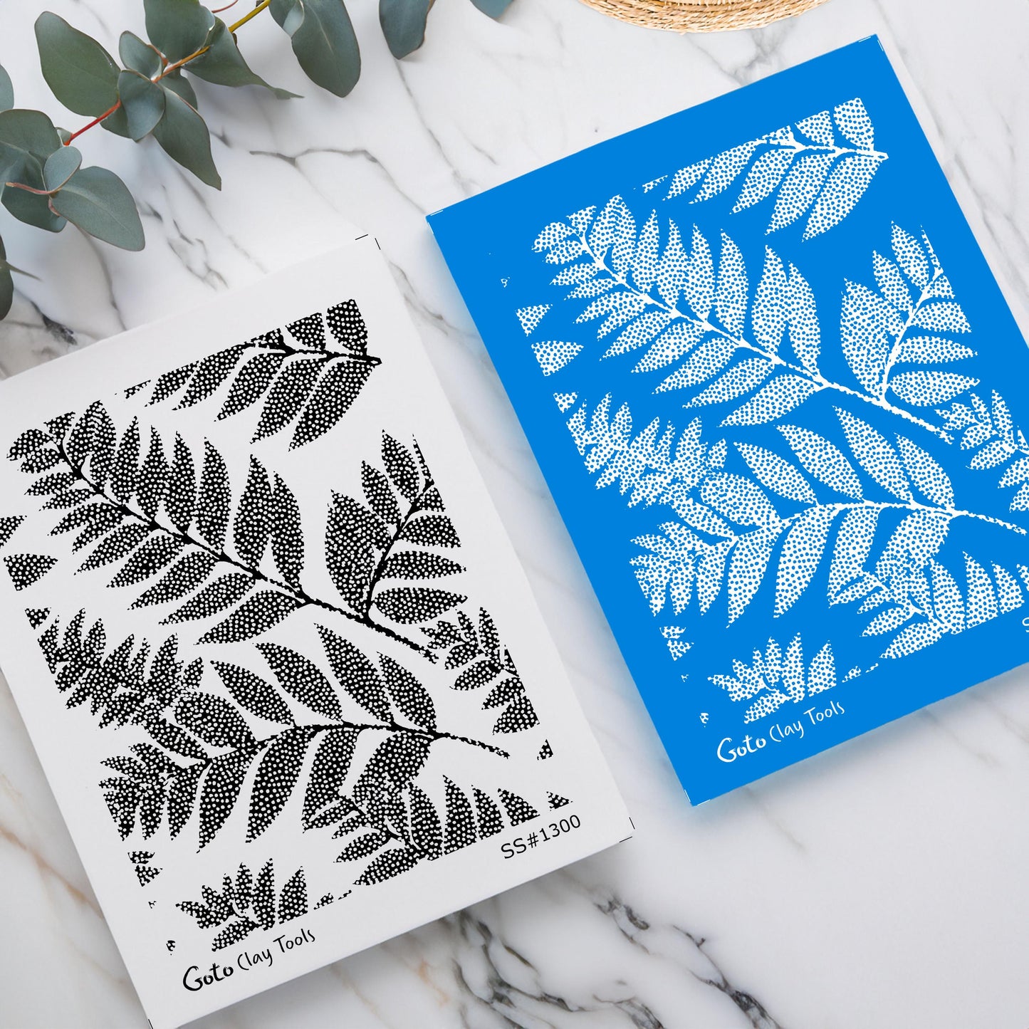 Silkscreen for Polymer Clay Earrings: Stencil SS26-37