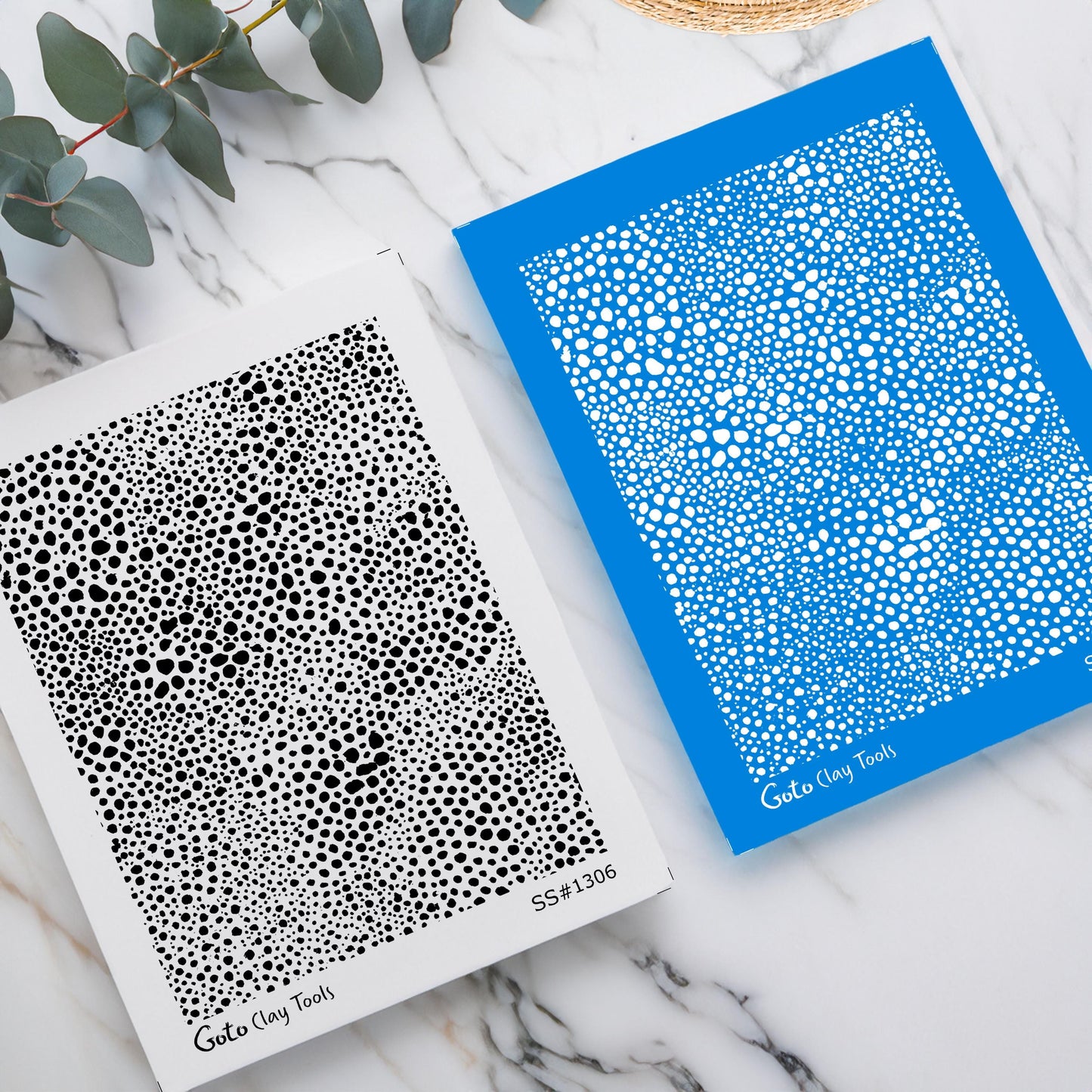 Silkscreen for Polymer Clay Earrings: Stencil SS26-39