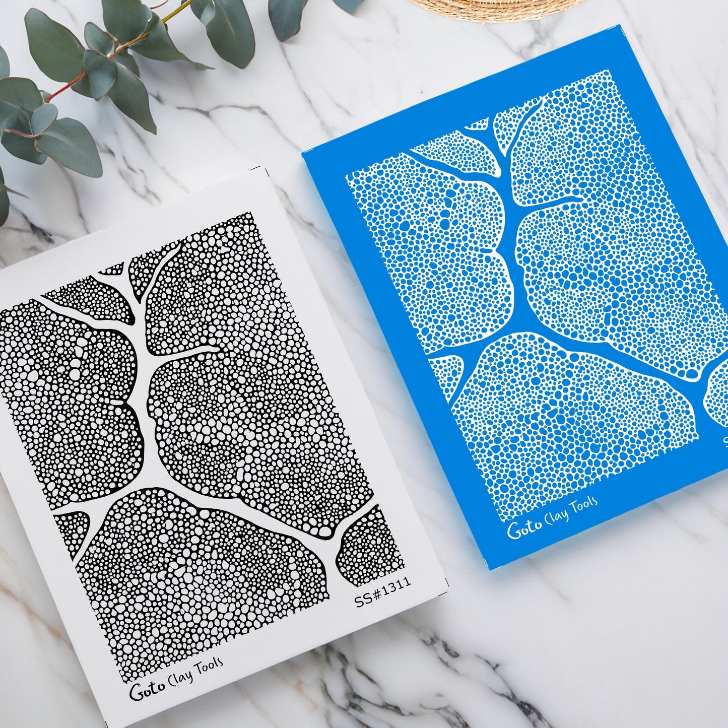 Silkscreen for Polymer Clay Earrings: Stencil SS26-41