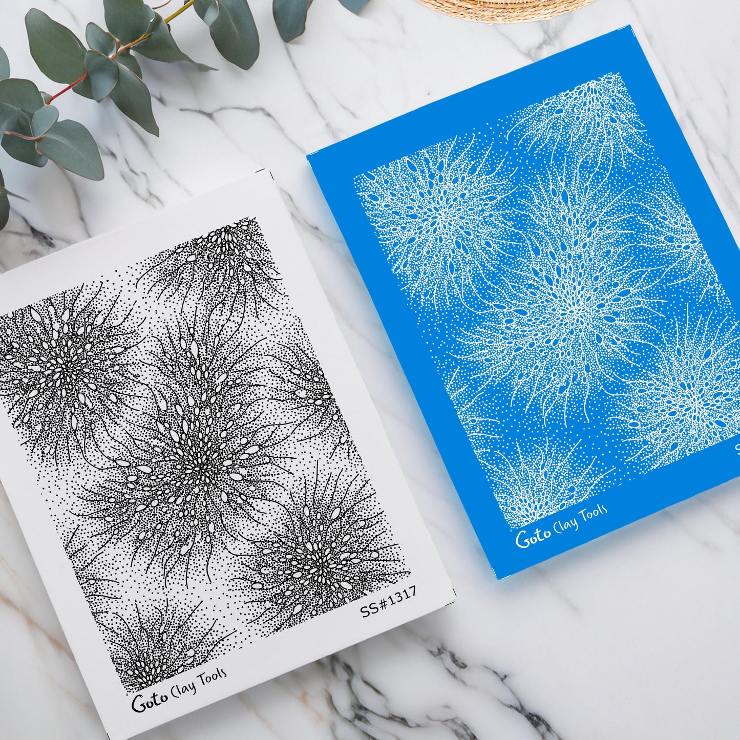 Silkscreen for Polymer Clay Earrings: Stencil SS26-43