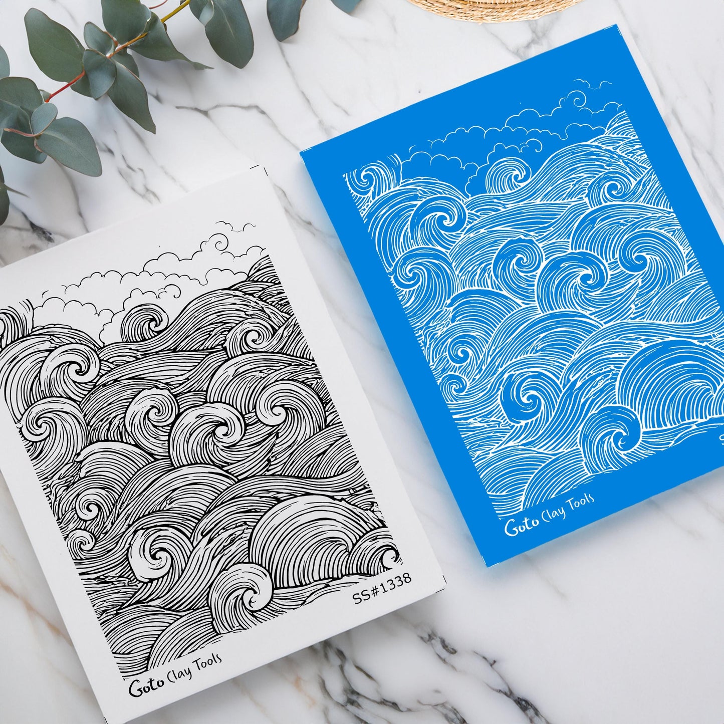 Silkscreen for Polymer Clay Earrings: Stencil SS26-50