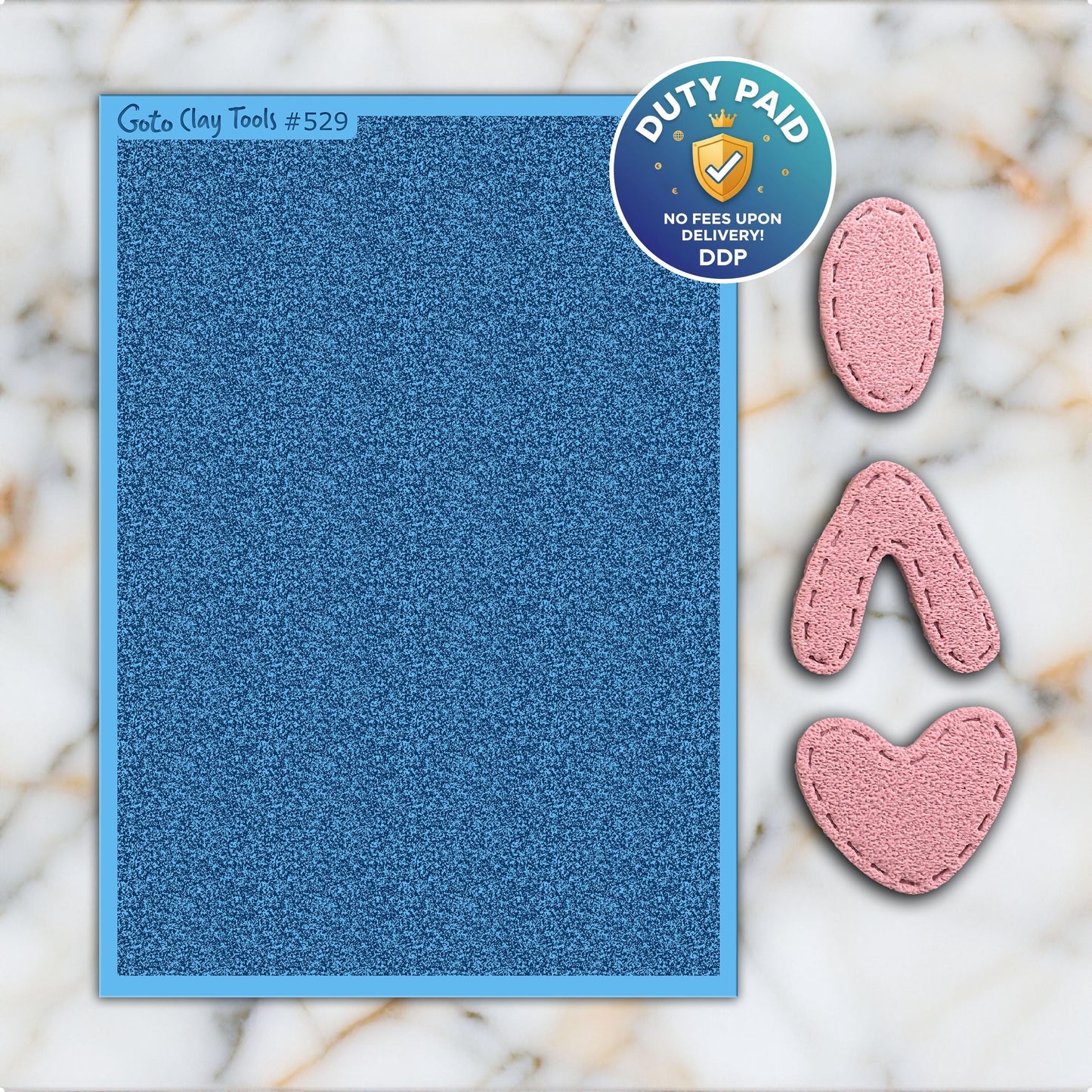 Sand Paper Texture mat for polymer clay, Polymer Clay Rubber Texture mat, Texture Tile mats, Rubber Texture Sheet #529