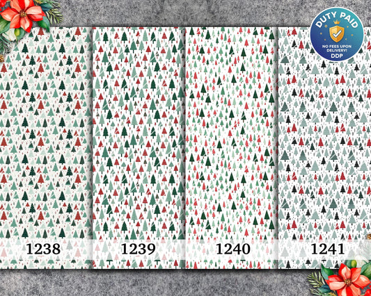 Christmas Tree Water Soluble Transfer Paper for Polymer Clay