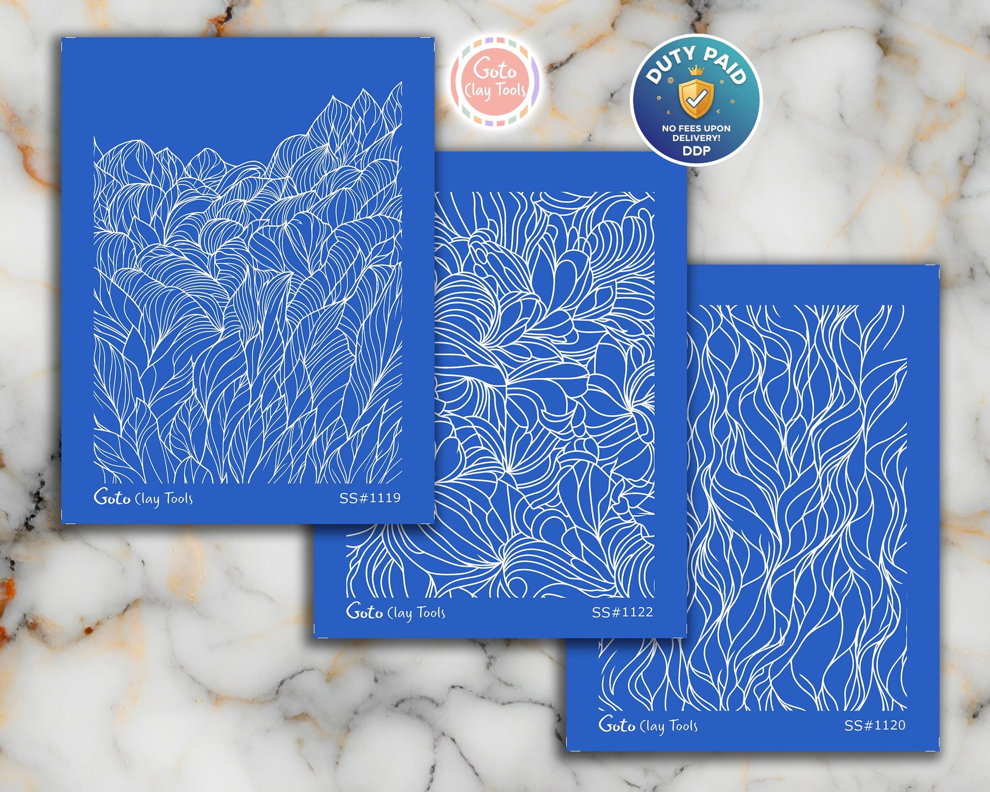 Zentangle Silk screens for Polymer Clay, Clay Stencils, Polymer Clay Silkscreens, Silk screens for Clay, Polymer Clay Silk screens R1SS2