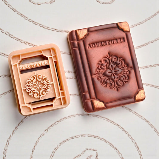 Vintage Book Cutter for Polymer Clay - 38mm- Book-2