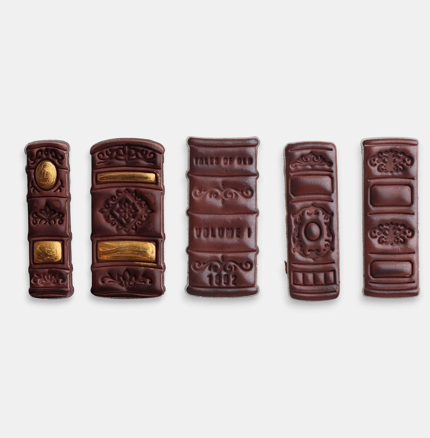 Vintage Book Spine Clay Cutter for Polymer Clay - 38mm