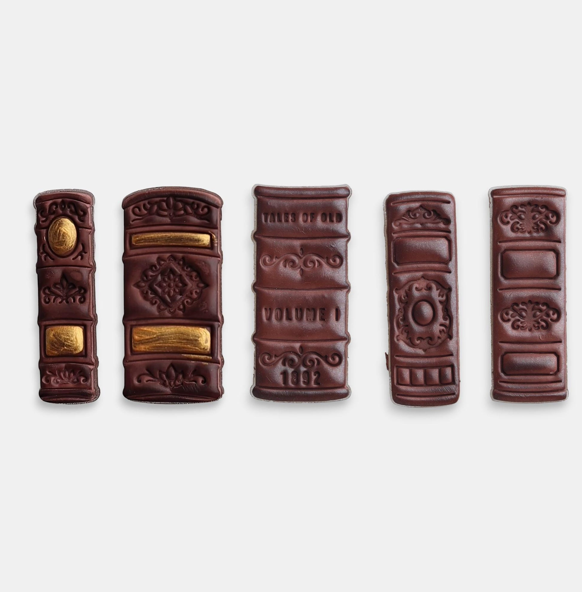 Vintage Book Spine Clay Cutter for Polymer Clay - 38mm