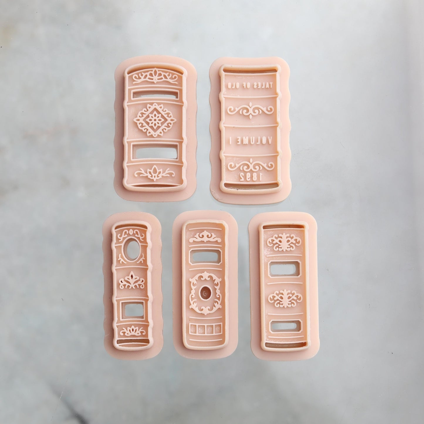 Vintage Book Spine Clay Cutter for Polymer Clay - 38mm