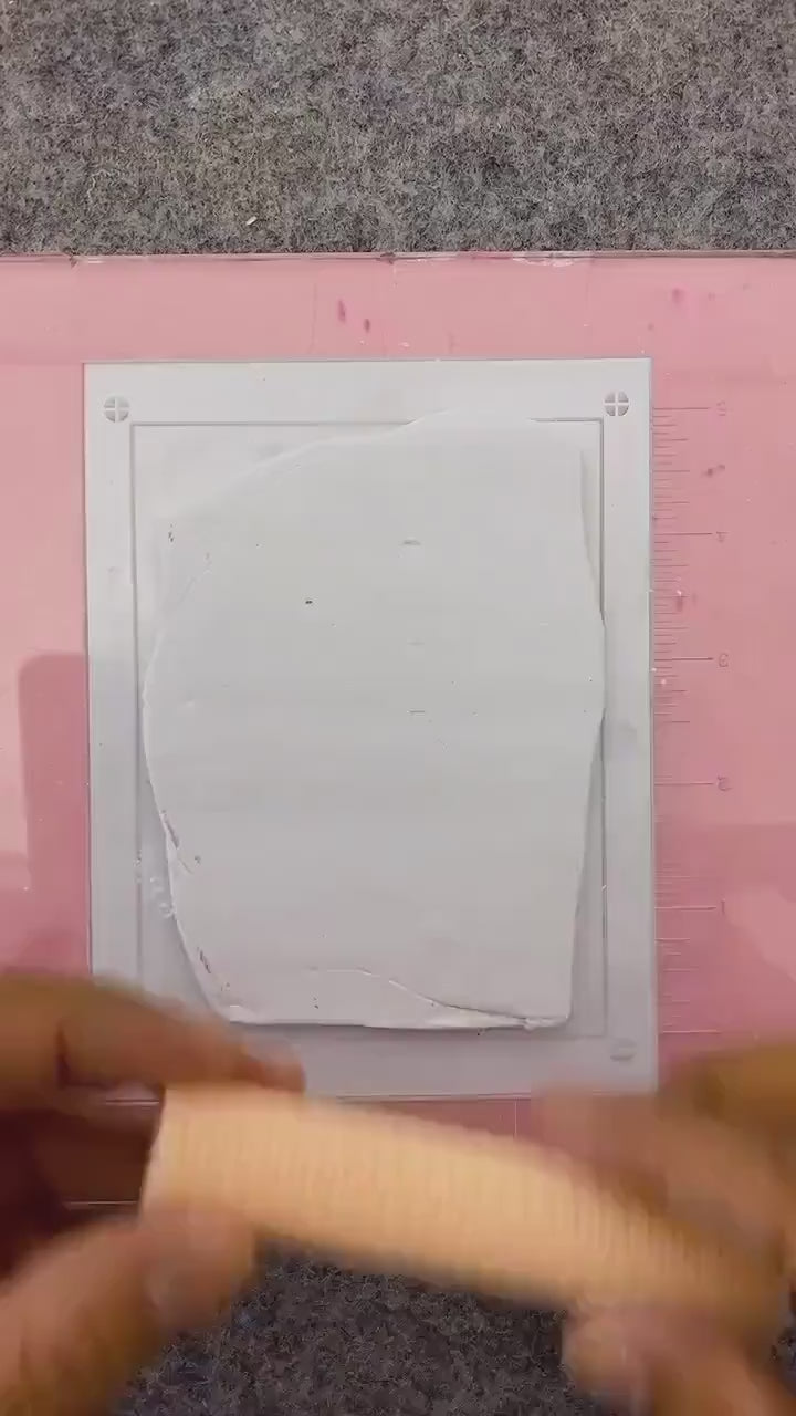 Knit Texture Roller for Polymer Clay: Sweater Patterned Clay Tool #112