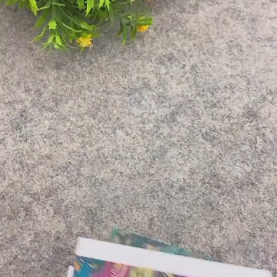 Peacock Feather Water Soluble Transfer Paper for Polymer Clay