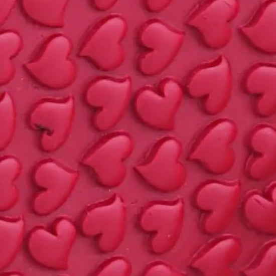 Heart Texture Roller, Polymer Clay Texture Roller, Clay Texture Roller, Texture Roller for Polymer Clay, Valentine Texture Roller #CCF2