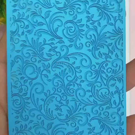 Ornamental Texture mat for polymer clay, Polymer Clay Rubber Texture mat, Texture Tile mats, Fimo, Sculpey, Cernit #557