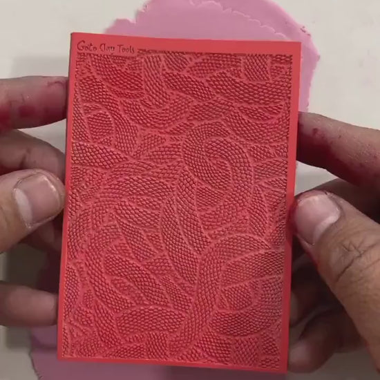 Snake Skin Rubber Texture Mat for Polymer Clay (74mm X 105 mm) (#548)