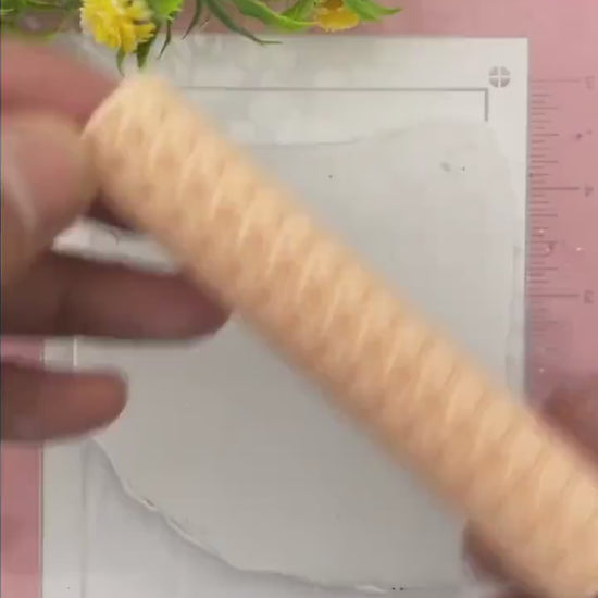 Snowflake Texture Roller for Polymer Clay #111