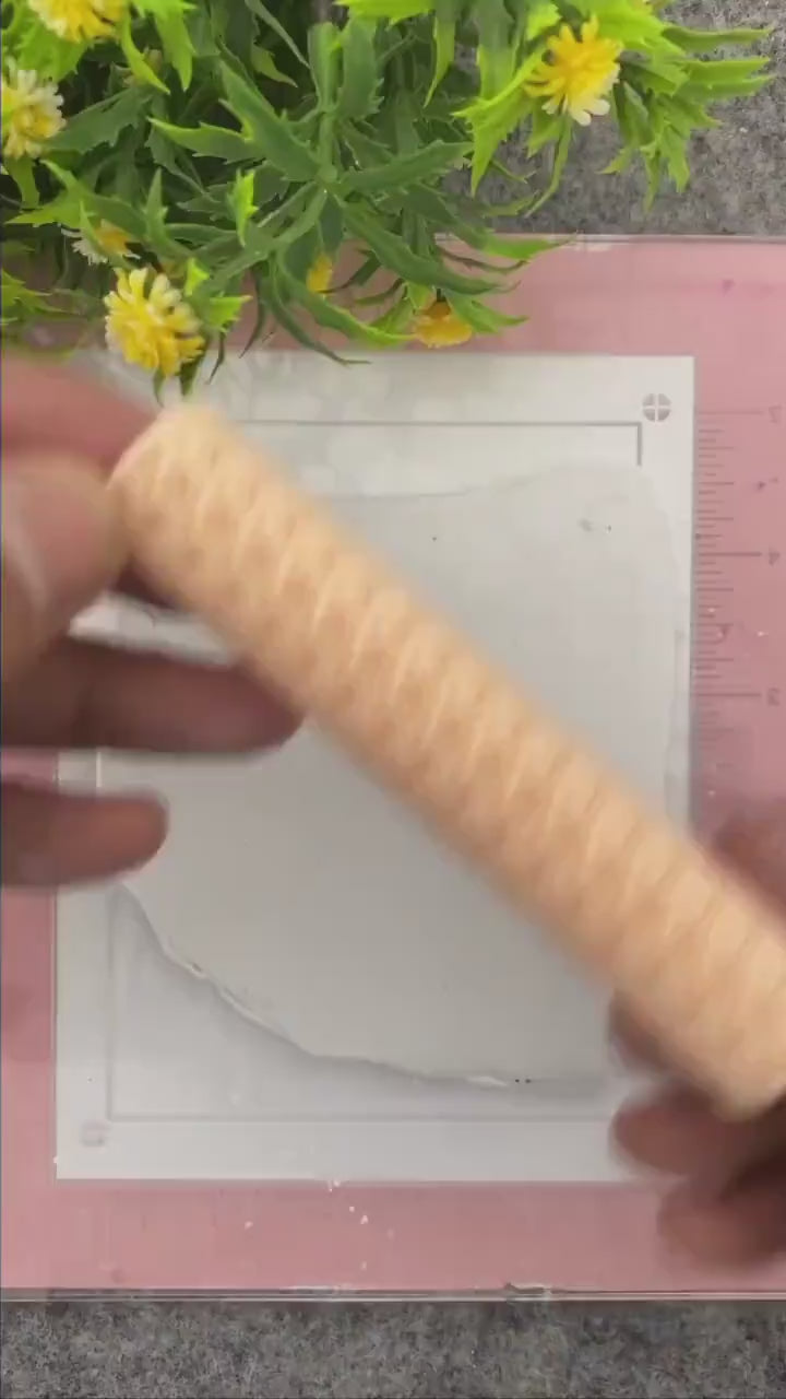 Snowflake Texture Roller for Polymer Clay #111