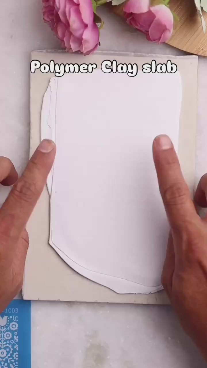 Zentangle Polymer Clay Silkscreen: Clay Stencil for Jewelry Making