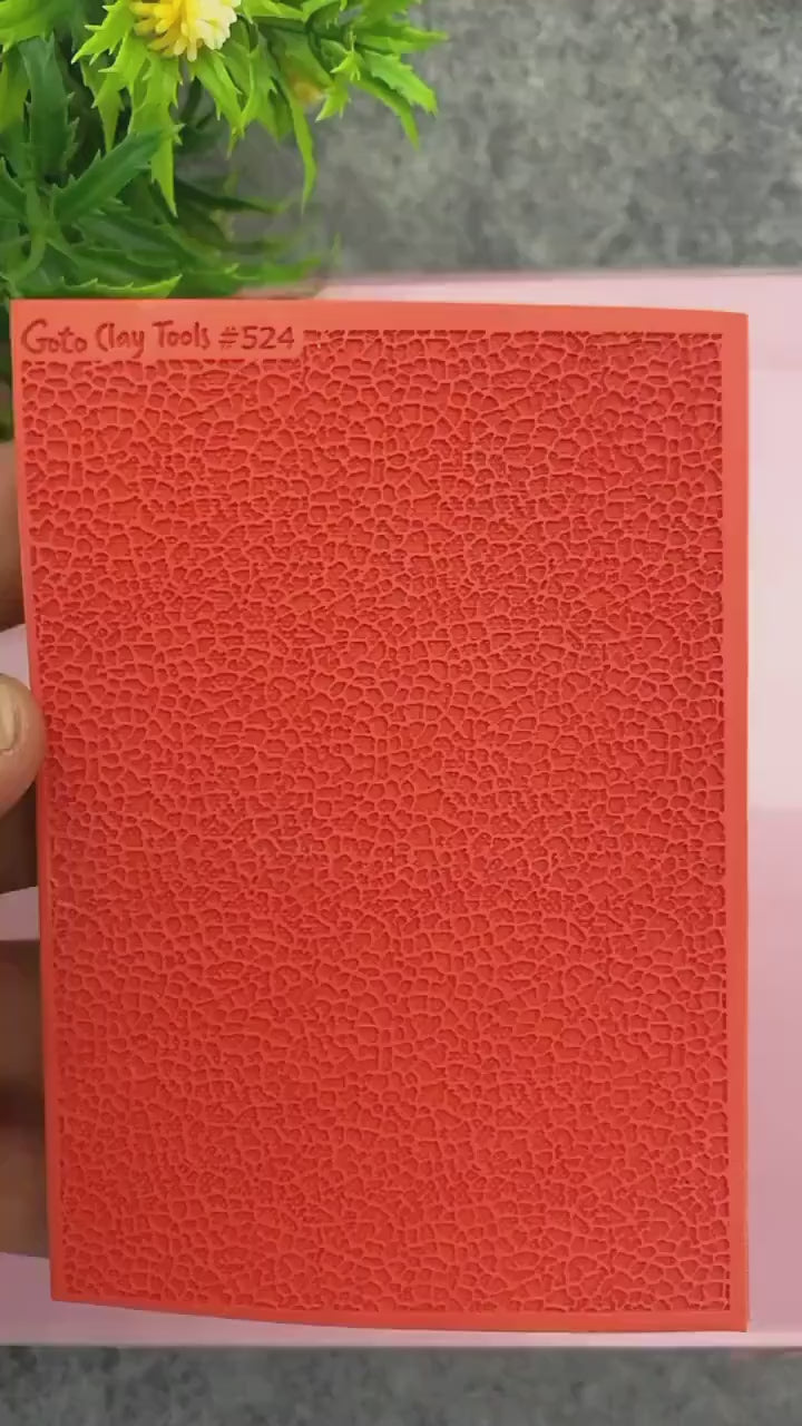 Leather texture mat for polymer clay, Polymer Clay Rubber Texture mat, Texture Tile mats, Fimo, Sculpey, Cernit #524