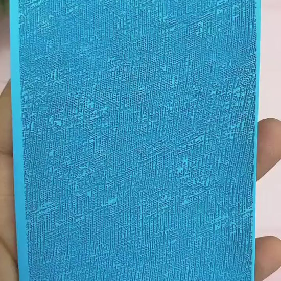 Criss Cross Rubber Texture Mat for Polymer Clay Jewelry #553
