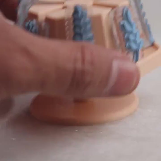 Mini Leaf Stamps: Polymer Clay & Paper Stamping Tools (7pc)