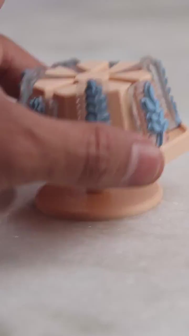 Mini Leaf Stamps: Polymer Clay & Paper Stamping Tools (7pc)