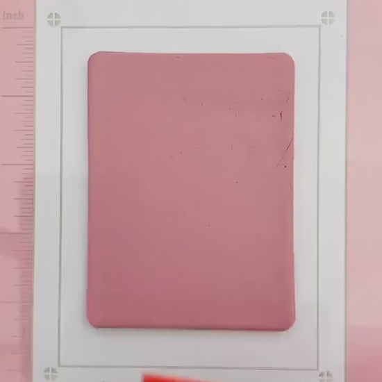 Wood Texture Rubber Mat for Polymer Clay Jewelry (74 mm X 105 mm) #549