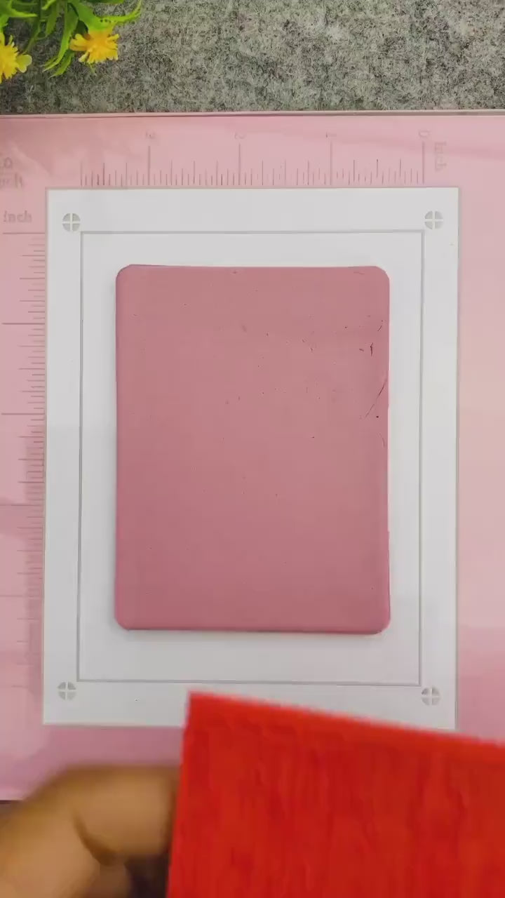 Wood Texture Rubber Mat for Polymer Clay Jewelry (74 mm X 105 mm) #549