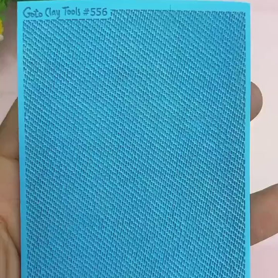 Jeans Texture mat for polymer clay, Polymer Clay Rubber Texture mat, Texture Tile mats, Fimo, Sculpey, Cernit #556