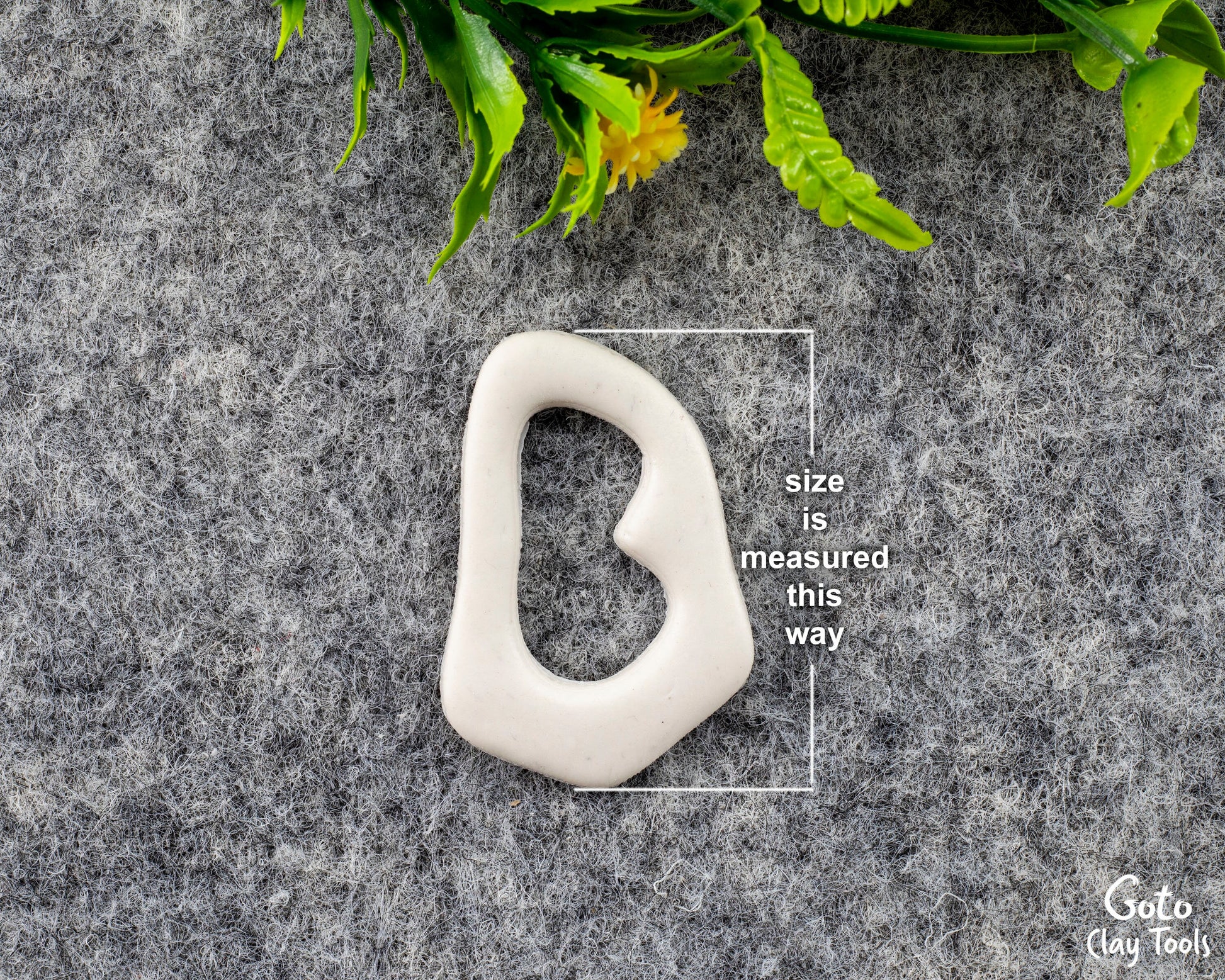 Organic Shape Clay Cutter, Polymer clay cutter, Earring cutter #636