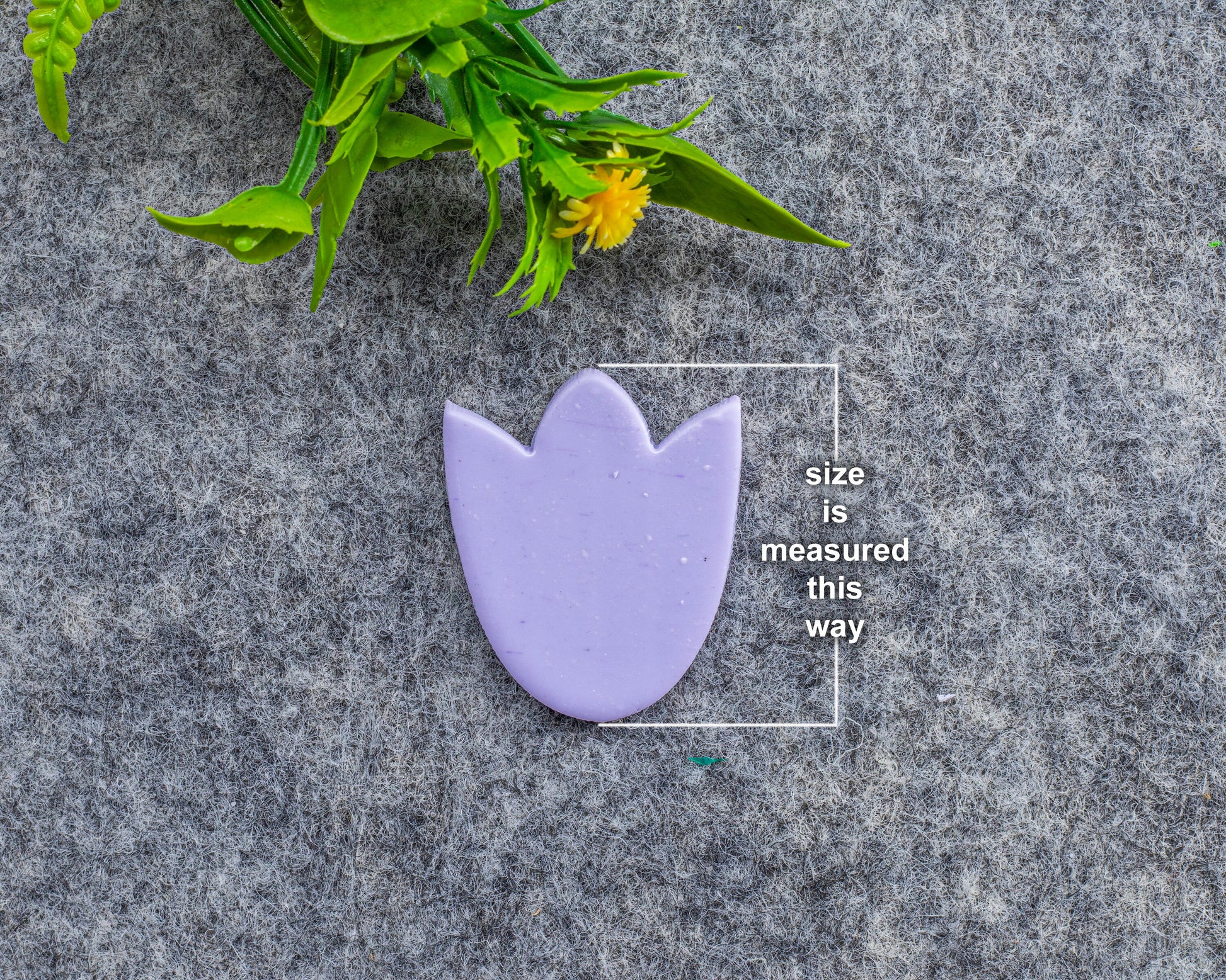 Tulip flower Clay Cutter, Polymer clay cutter, Earring cutter