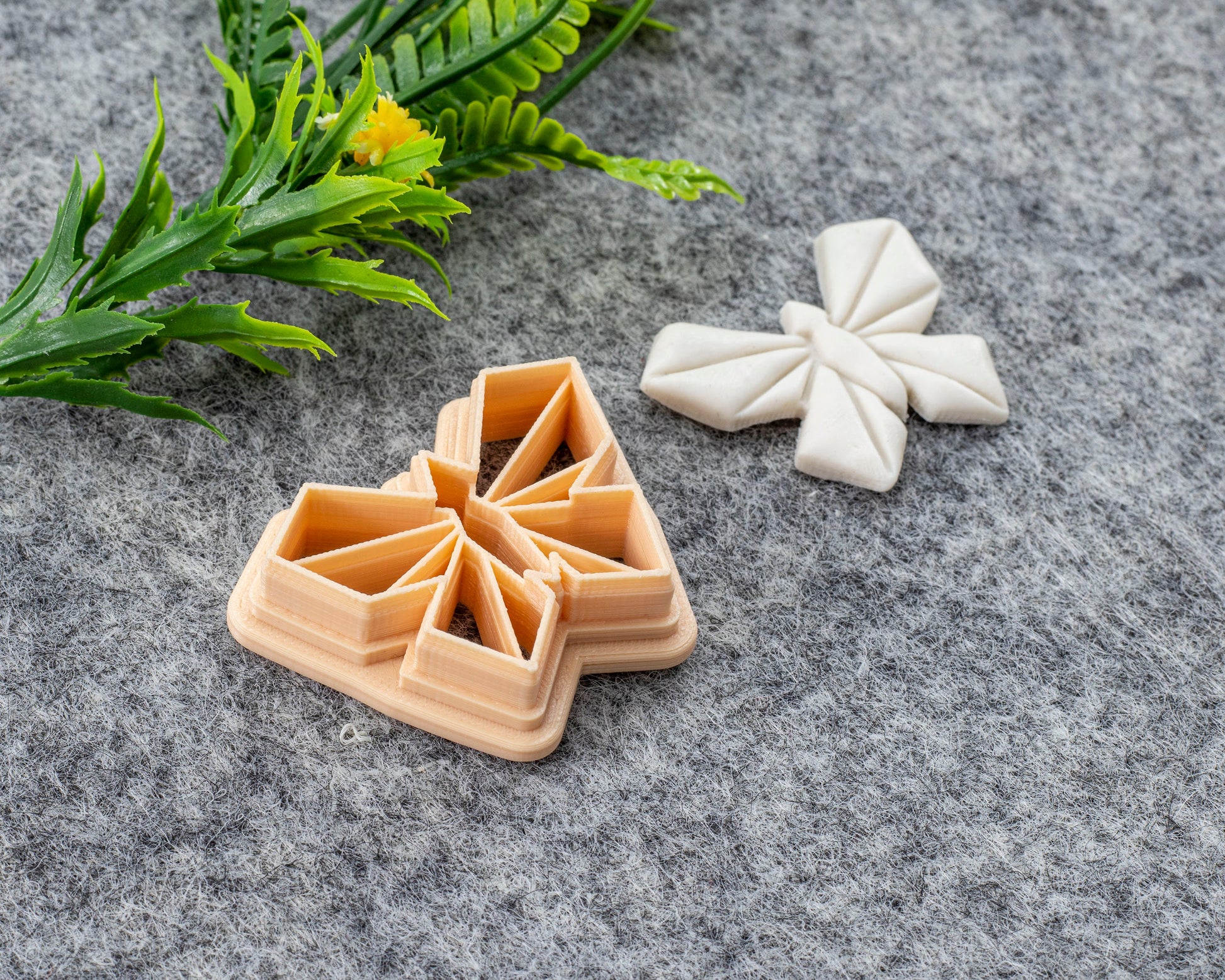 Polygonal Butterfly Clay Cutter, Embossed Butterfly Polymer clay cutter, Earring cutter