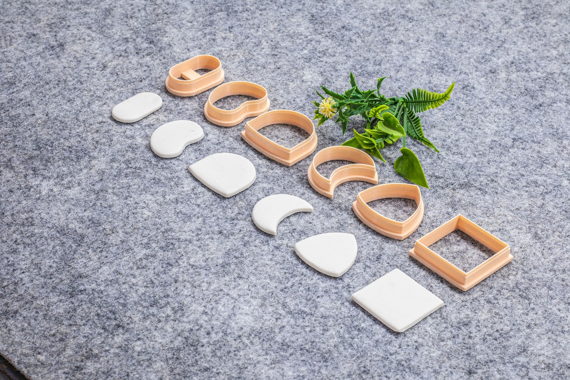 Arch, Square shape Polymer clay cutter, Clay earring cutters, Polymer clay tools, 3D printed cutters#633