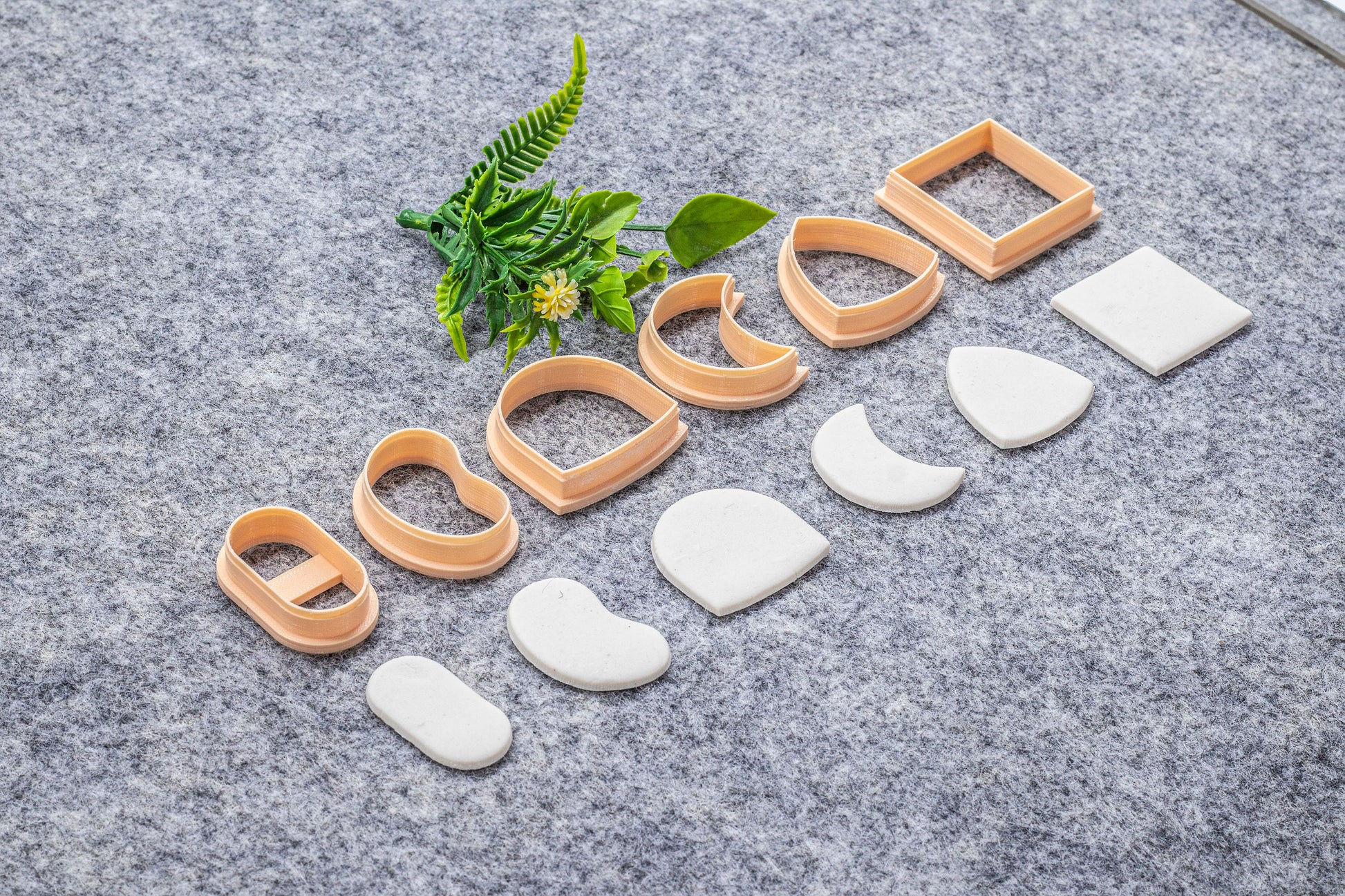 Arch, Square shape Polymer clay cutter, Clay earring cutters, Polymer clay tools, 3D printed cutters#633