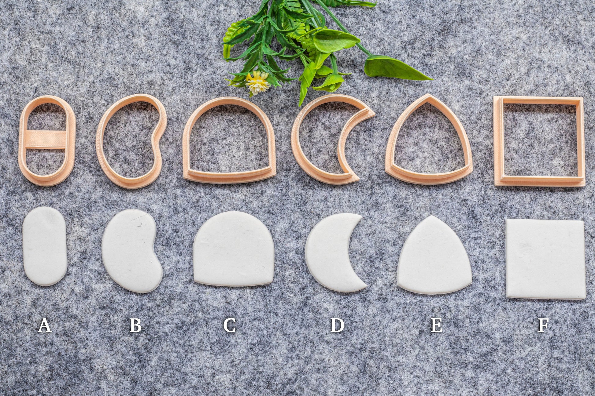 Arch, Square shape Polymer clay cutter, Clay earring cutters, Polymer clay tools, 3D printed cutters#633
