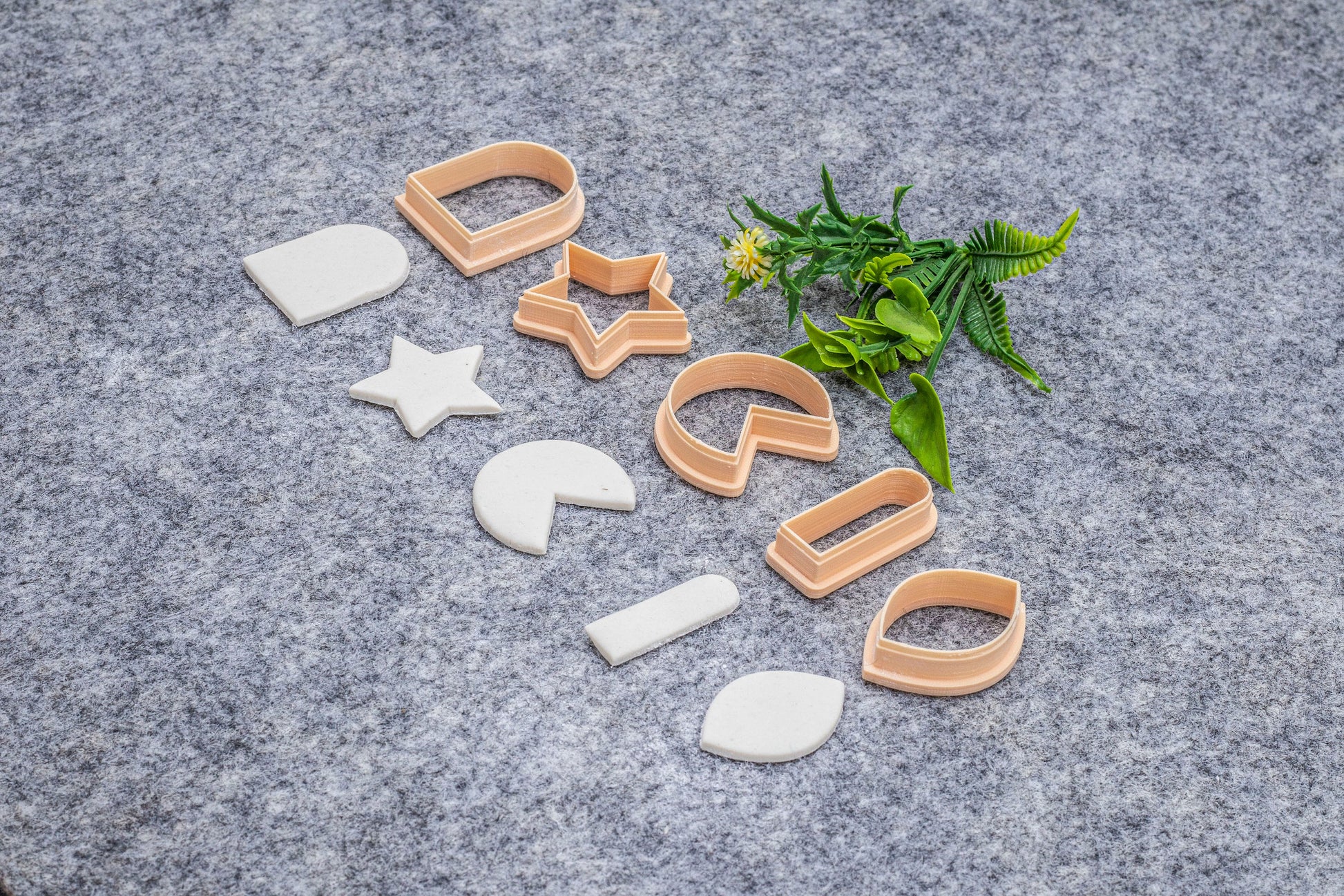 Star, Arch shape Polymer clay cutter, Clay earring cutters, Polymer clay tools, 3D printed cutters#628