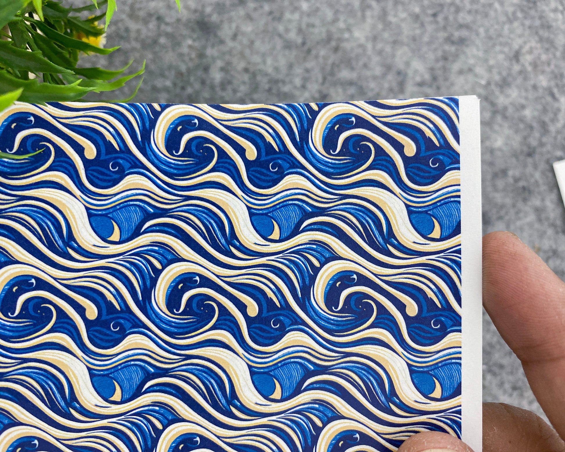 Transfer paper for polymer clay, Watercolor waves, water soluble transfer paper, polymer clay image transfers, magic transfer paper #786