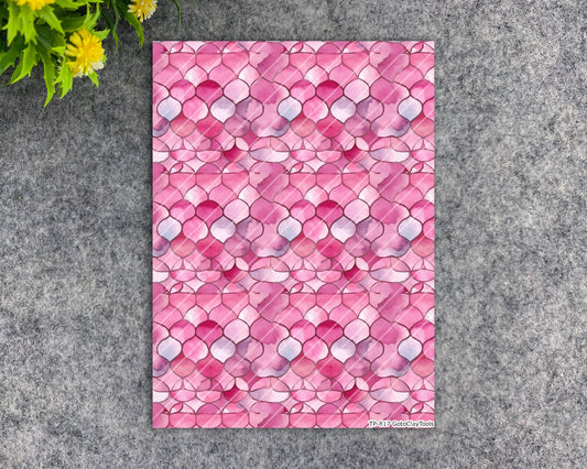 Transfer paper for polymer clay, Watercolor tiles, water soluble transfer paper, polymer clay image transfers, magic transfer paper #817