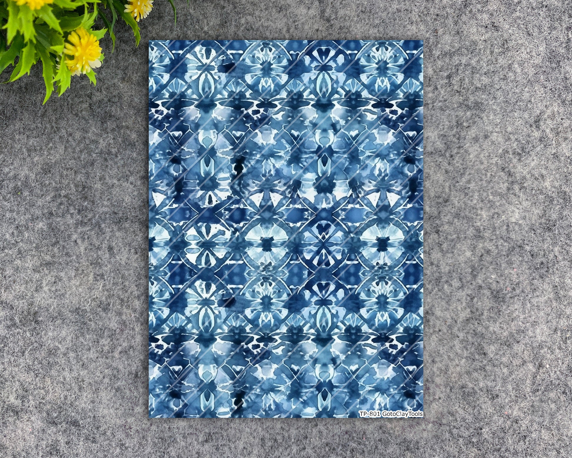 Transfer paper for polymer clay, Watercolor tie dye, water soluble transfer paper, polymer clay image transfers, magic transfer paper #801